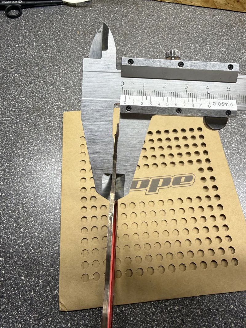 Brzdový kotouč Hope Floating 203mm červený