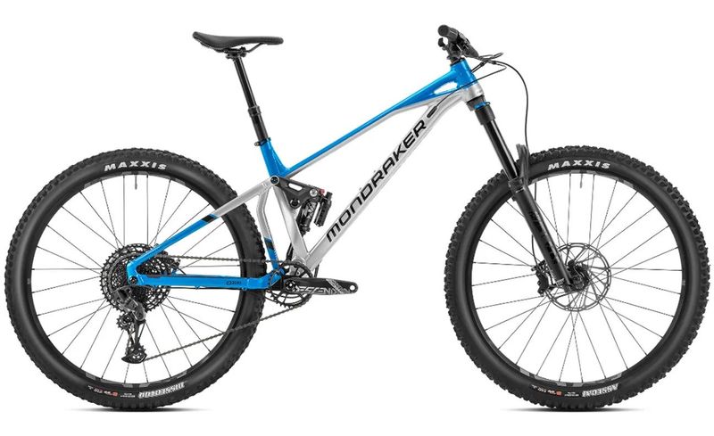 🔥🔥 SLEVA 49.500 -46% 🔥🔥 MONDRAKER SUPERFOXY, RACING SILVER/BLUE MARLIN - L