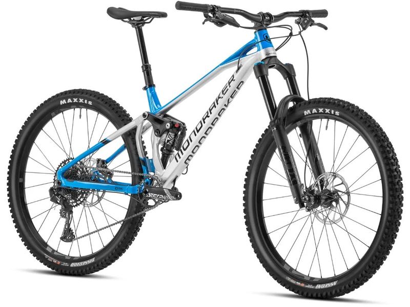 🔥🔥 SLEVA 49.500 -46% 🔥🔥 MONDRAKER SUPERFOXY, RACING SILVER/BLUE MARLIN - L