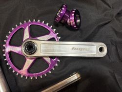 kliky Hope 172,5 mm (převodník 38) + středové složení 