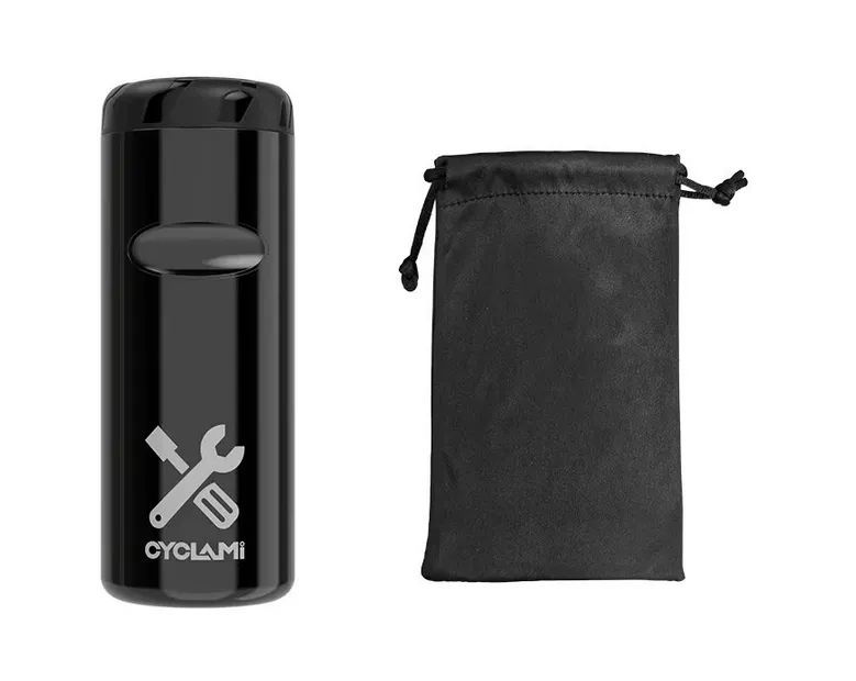 CYCLAMI láhev na nářadí na kolo + nářadí + duše