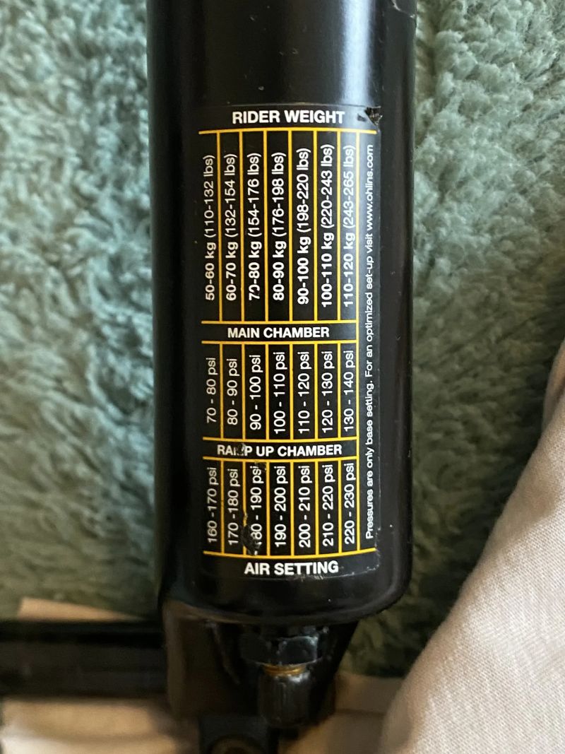 Prodám nebo VYMĚNÍM vidlici ÖHLINS 36 m.2 170mm (přidám patronu která udělá zdvih 150mm)