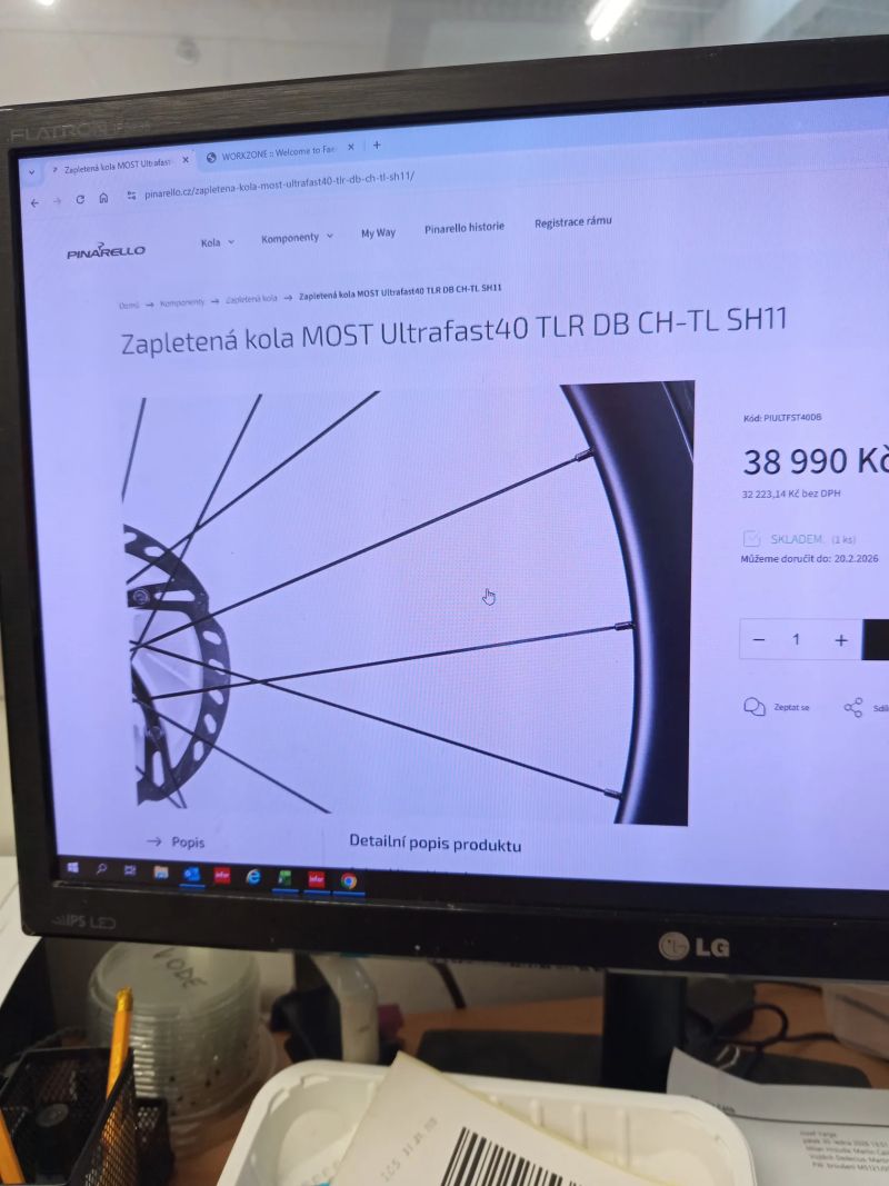 Top zapletená kola 40 mm Vision