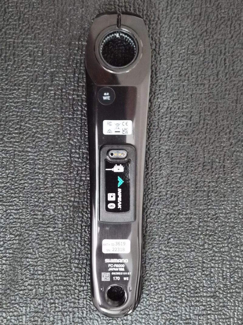 Kliky Shimano Dura Ace FC-R9200 52/36 170mm s wattmetrem Inpeak