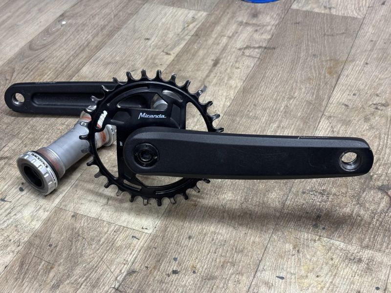 Kliky Miranda 165mm, 30zubů pro 1x12, střed Raceface