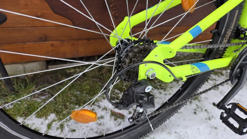 Horské kolo Rockrider ST100 27,5" rám S 154-166cm minimálně použité.