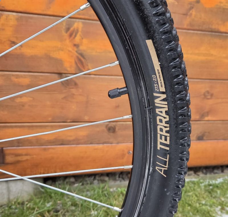 Horské kolo Rockrider ST100 27,5" rám S 154-166cm minimálně použité.