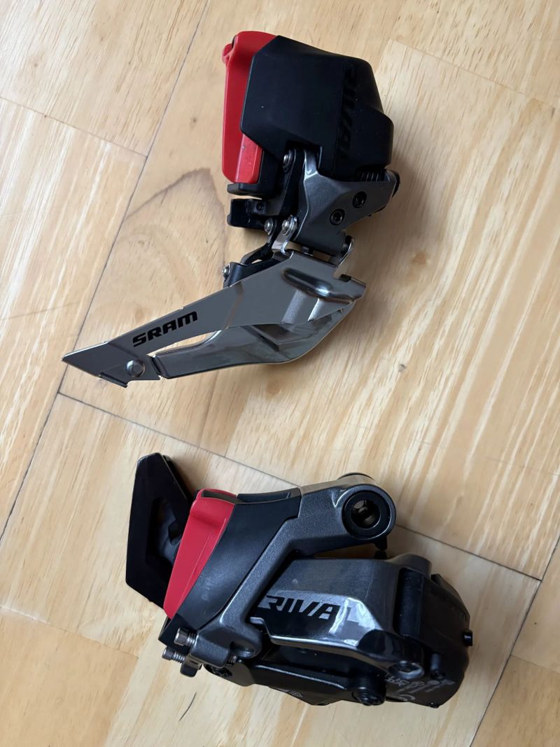 Sada SRAM Rival eTap AXS D1 2x12, 48/35T 172,5 cm s wattmetrem