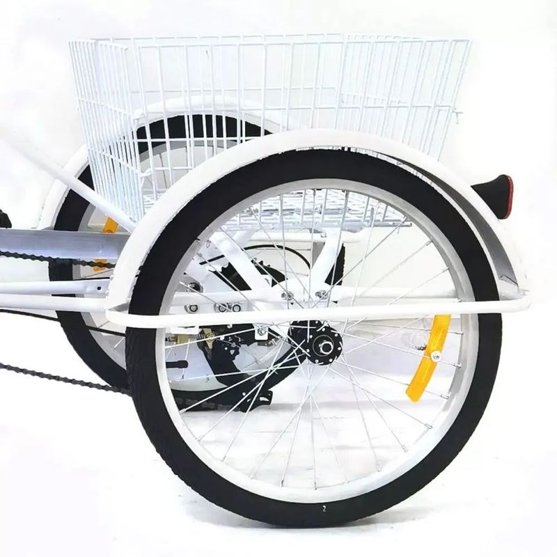 seniorská tříkolka s košíkem, 8 rychlostí