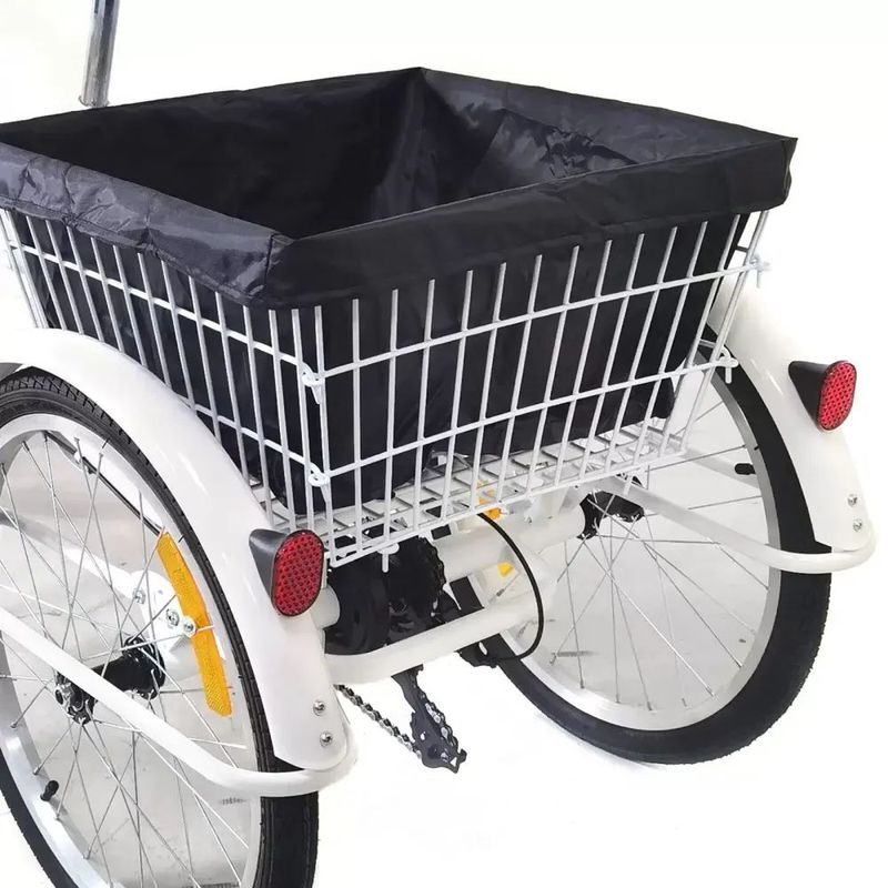 seniorská tříkolka s košíkem, 8 rychlostí