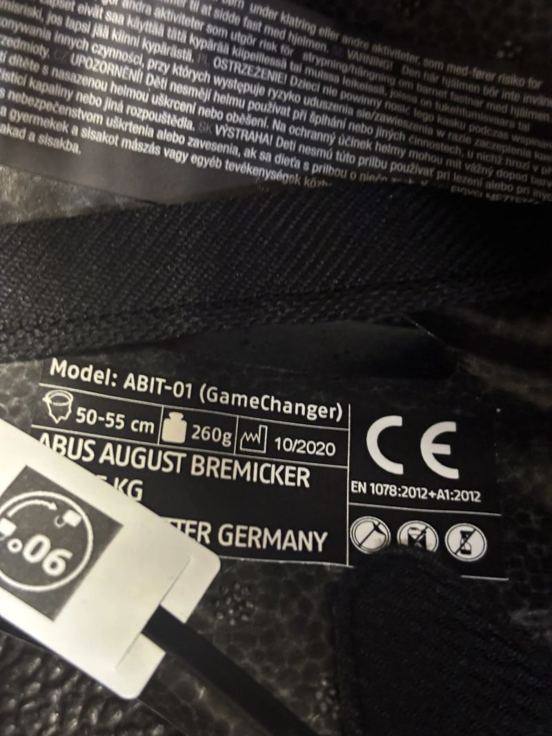 ABUS GAMECHANGER | VELIKOST 51–55 CM | POUŽITÁ