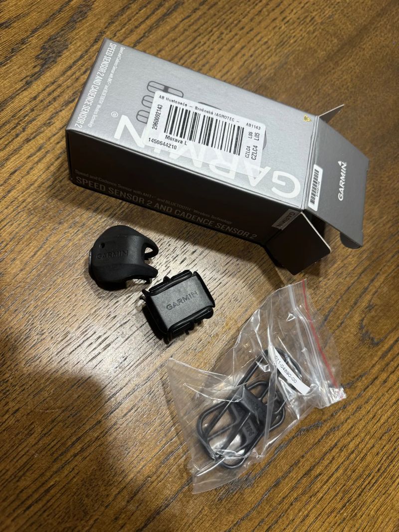 Garmin senzory kadence a rychlosti