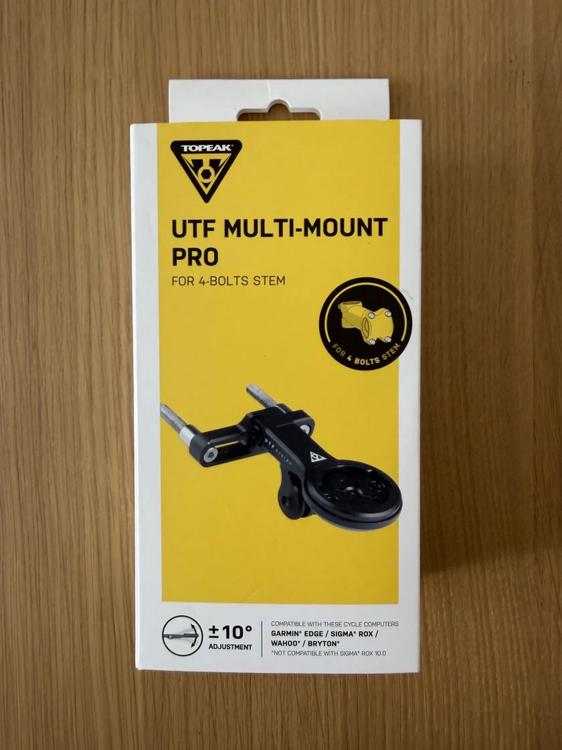 Držák na představec Topeak UTF Multi-Mount Pro na Garmin Edge/Wahoo/Sigmu, Bryton