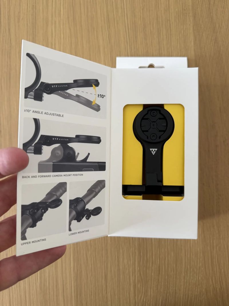 Držák na představec Topeak UTF Multi-Mount Pro na Garmin Edge/Wahoo/Sigmu, Bryton