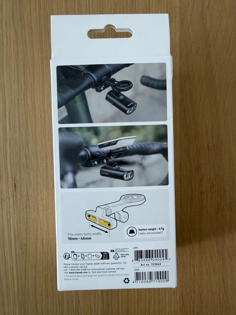 Držák na představec Topeak UTF Multi-Mount Pro na Garmin Edge/Wahoo/Sigmu, Bryton