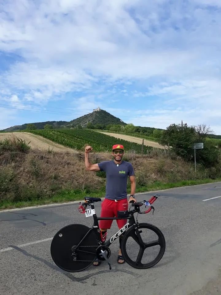 Triatlonová raketa FELT - Plná výbava, DISK + LOUKOŤ, Dura-Ace