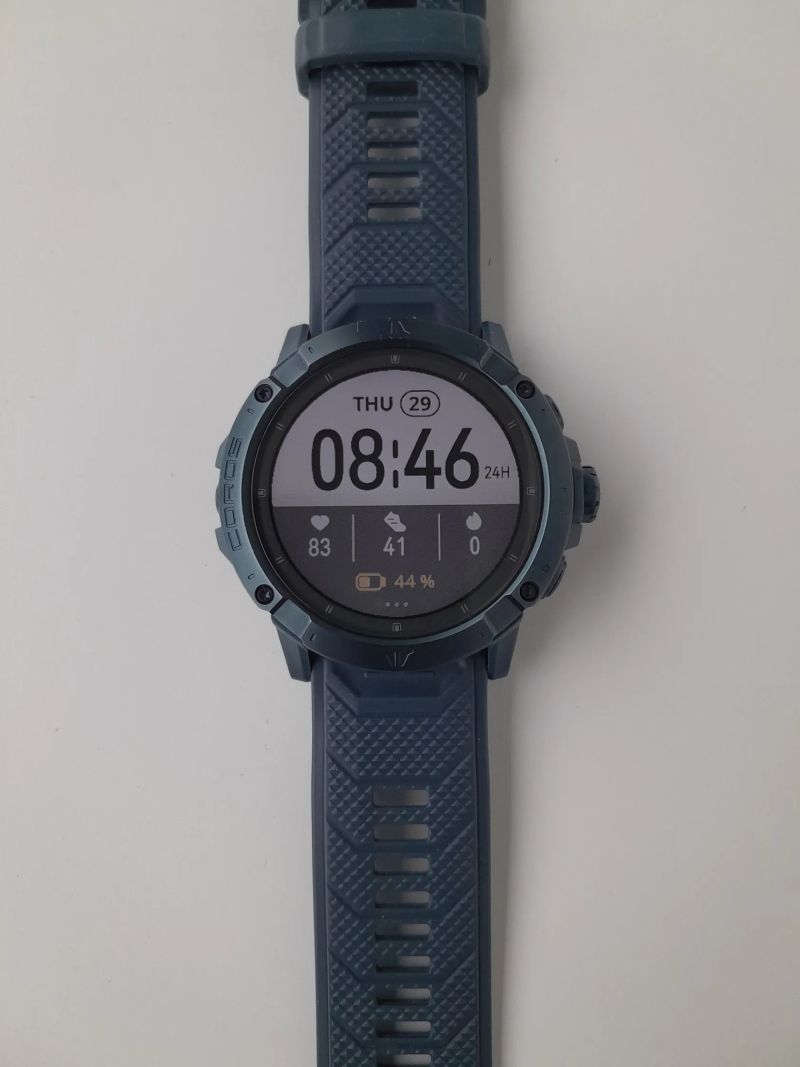 Coros Vertix 2S, jako nové, doklad, záruka , nevyužito, nejvyšší model značky, safír a titan