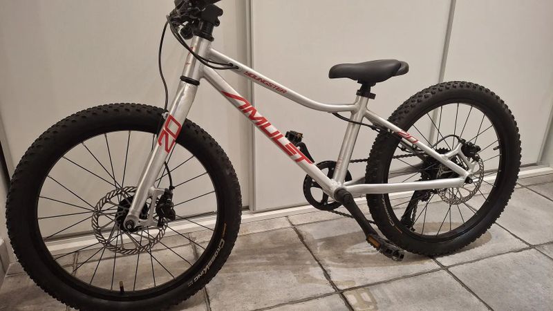 Amulet 20" Youngster SH alu brushed transparent/red