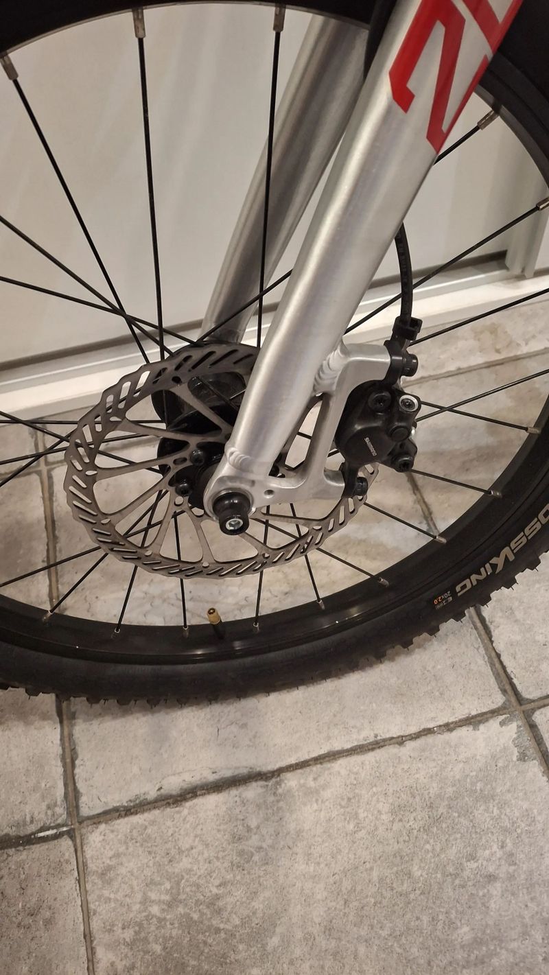 Amulet 20" Youngster SH alu brushed transparent/red