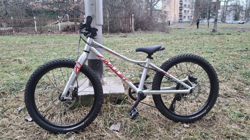 Amulet 20" Youngster SH alu brushed transparent/red