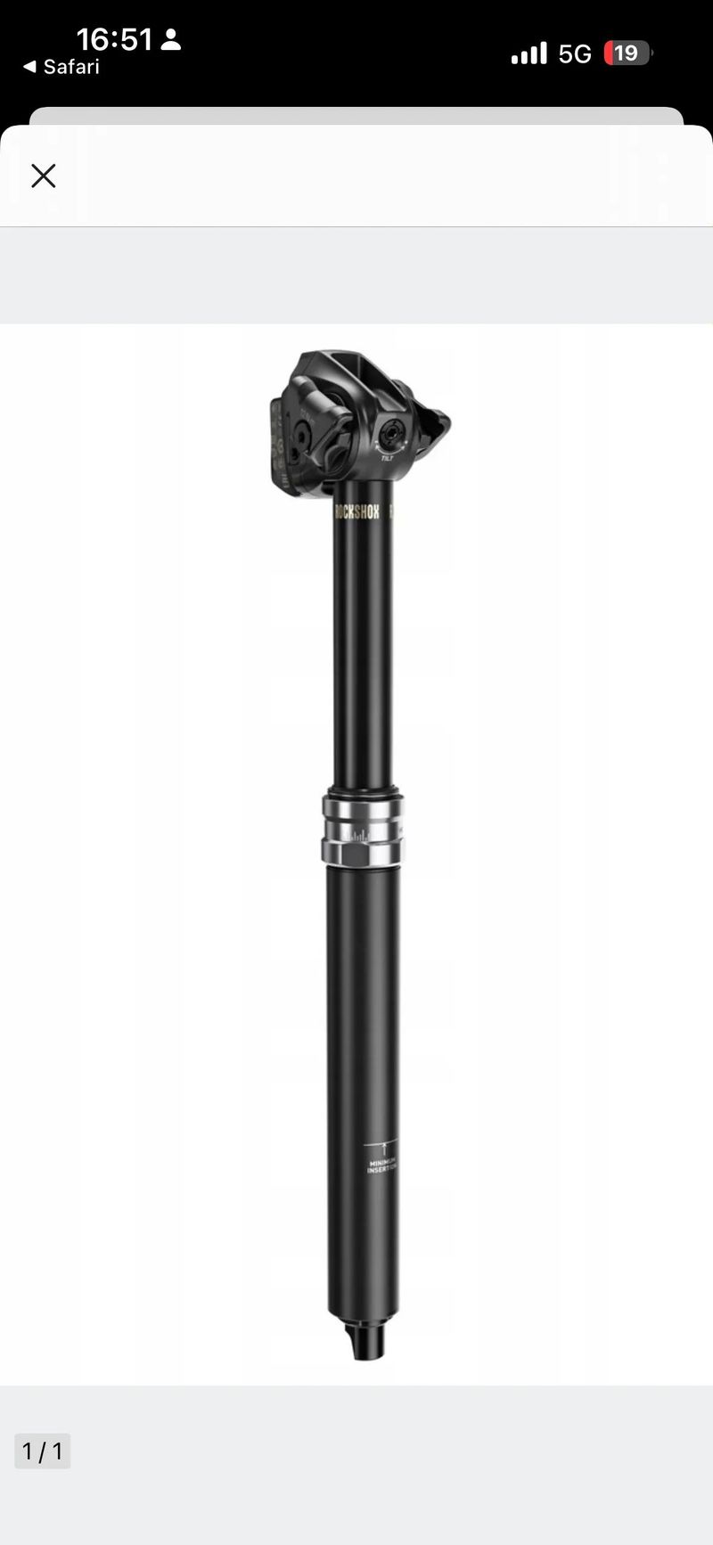 AXS sedlovka 170 mm 31,6