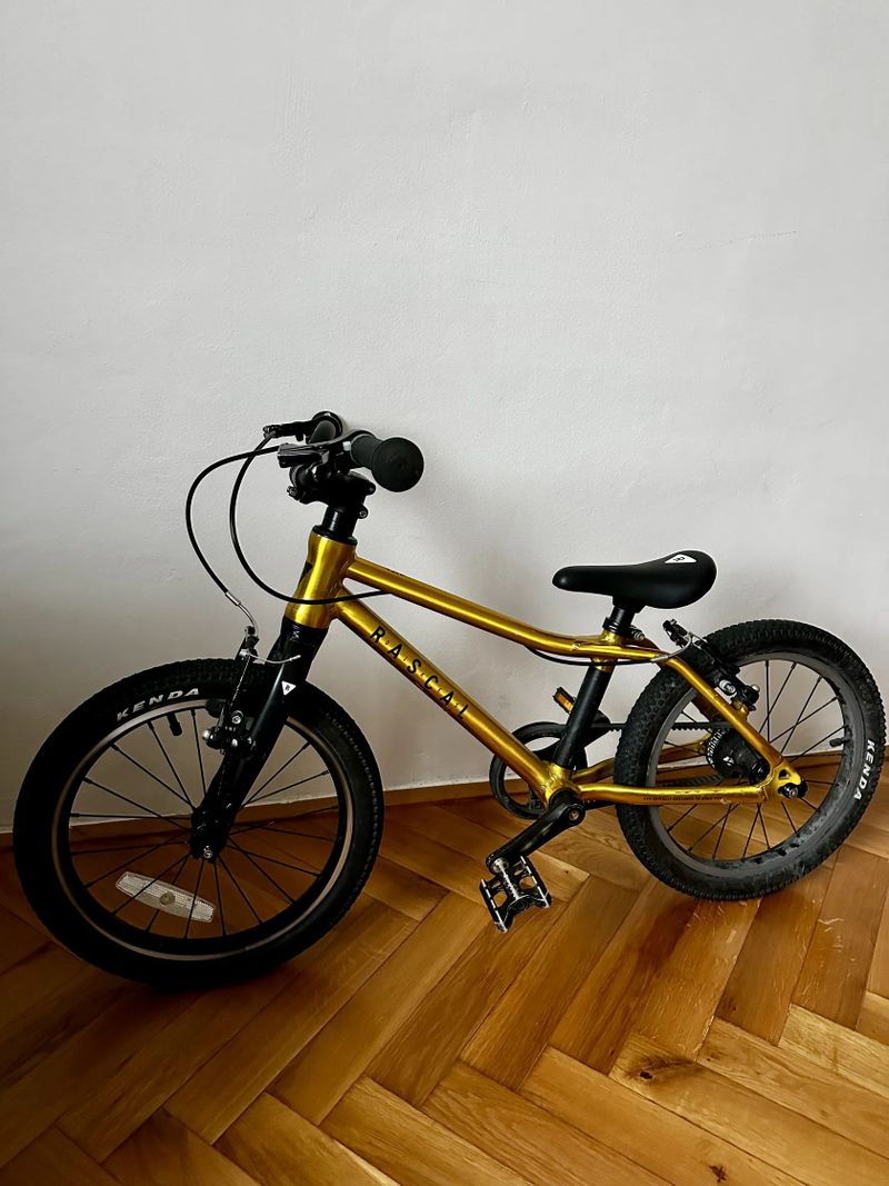 Dětské kolo Rascal 16" zlaté