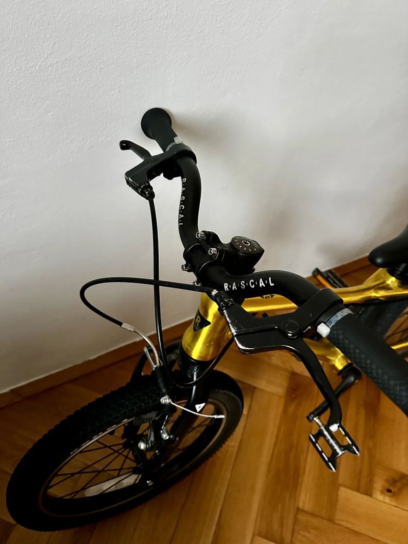 Dětské kolo Rascal 16" zlaté