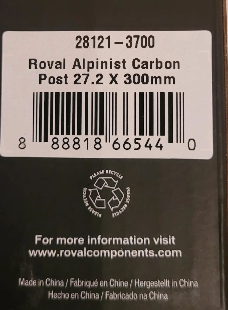 SPECIALIZED ROVAL ALPINIST kokpit + sedlovka