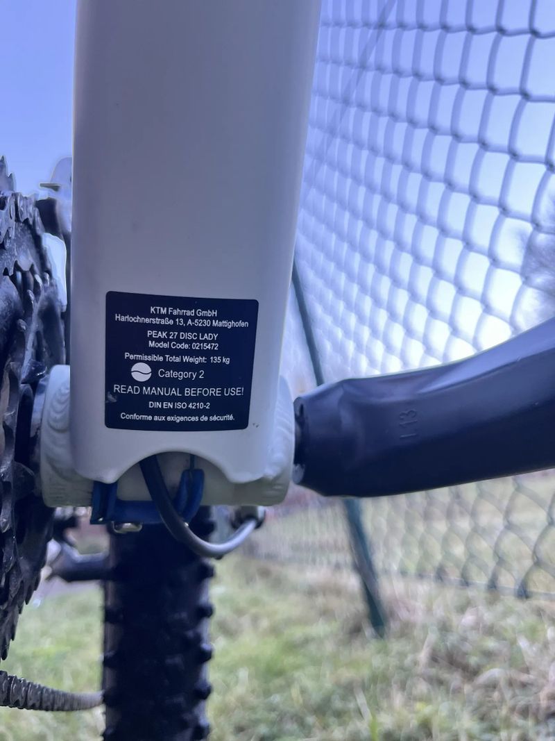 Dámské horské kolo KTM 27,5" - M 