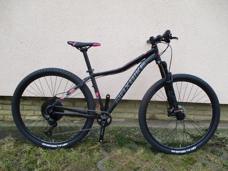 Nové dámské 29" kolo Maxbike M509D 17", Shimano Deore 1x11, vzduchová vidlice RST Aerial