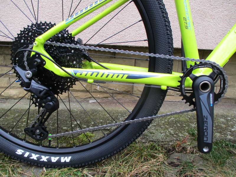 Nové 27,5" kolo Author Ultrasonic 14", vzduch. vidlice Suntour Raidon, Shimano Deore 1x11