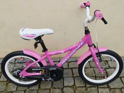 dětské kolo Rock Machine Dark Angel 16 pro výšku 100-115cm, věk 4-5 let; po servisu + dárek