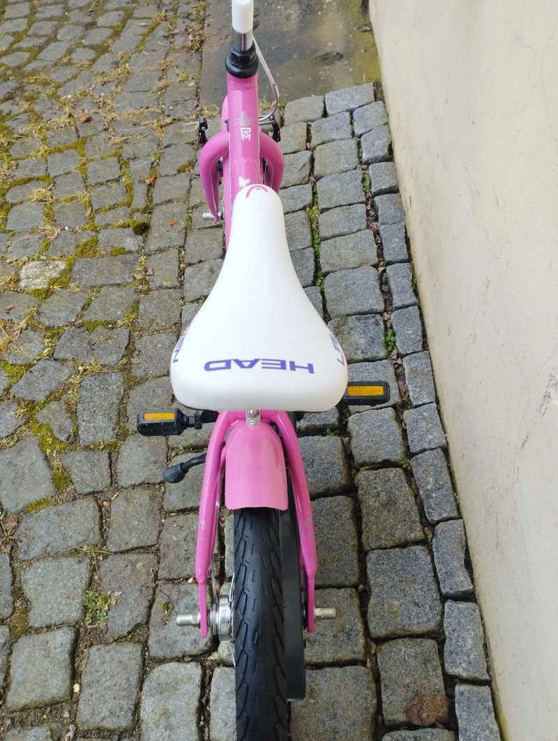 dětské kolo Rock Machine Dark Angel 16 pro výšku 100-115cm, věk 4-5 let; po servisu + dárek