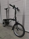 Skládací kolo Brompton C Line jednobarevné black edice, Black