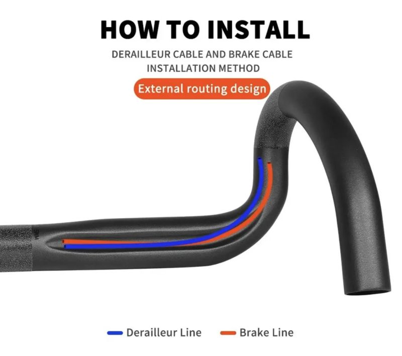 Karbonová řídítka pro silniční kolo