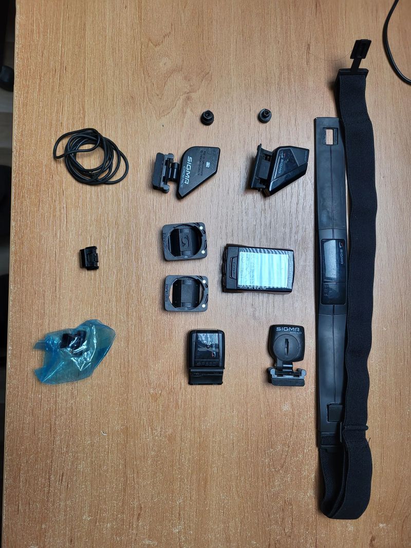 Sigma BC 23.16 STS, hrudní pás , kadence, sada na 2 kola