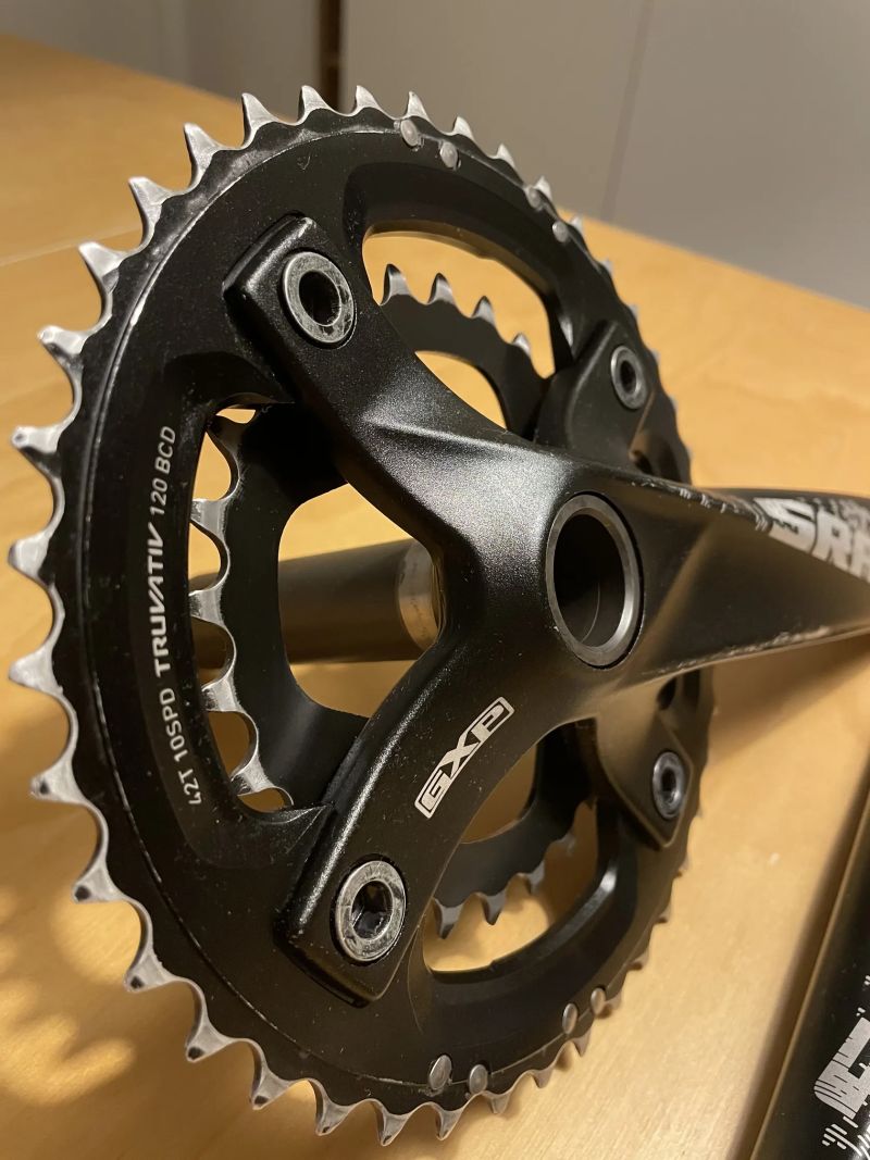Kliky SRAM S1000 GXP / 2x10s / 42z - 28z / 175mm 
