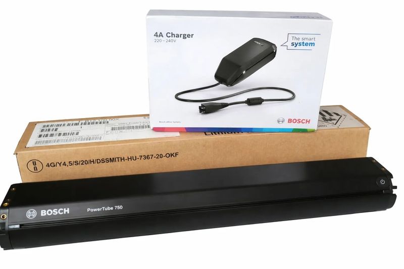 Nová Baterie Bosch PowerTube 750 Wh Smart System - horizontální 