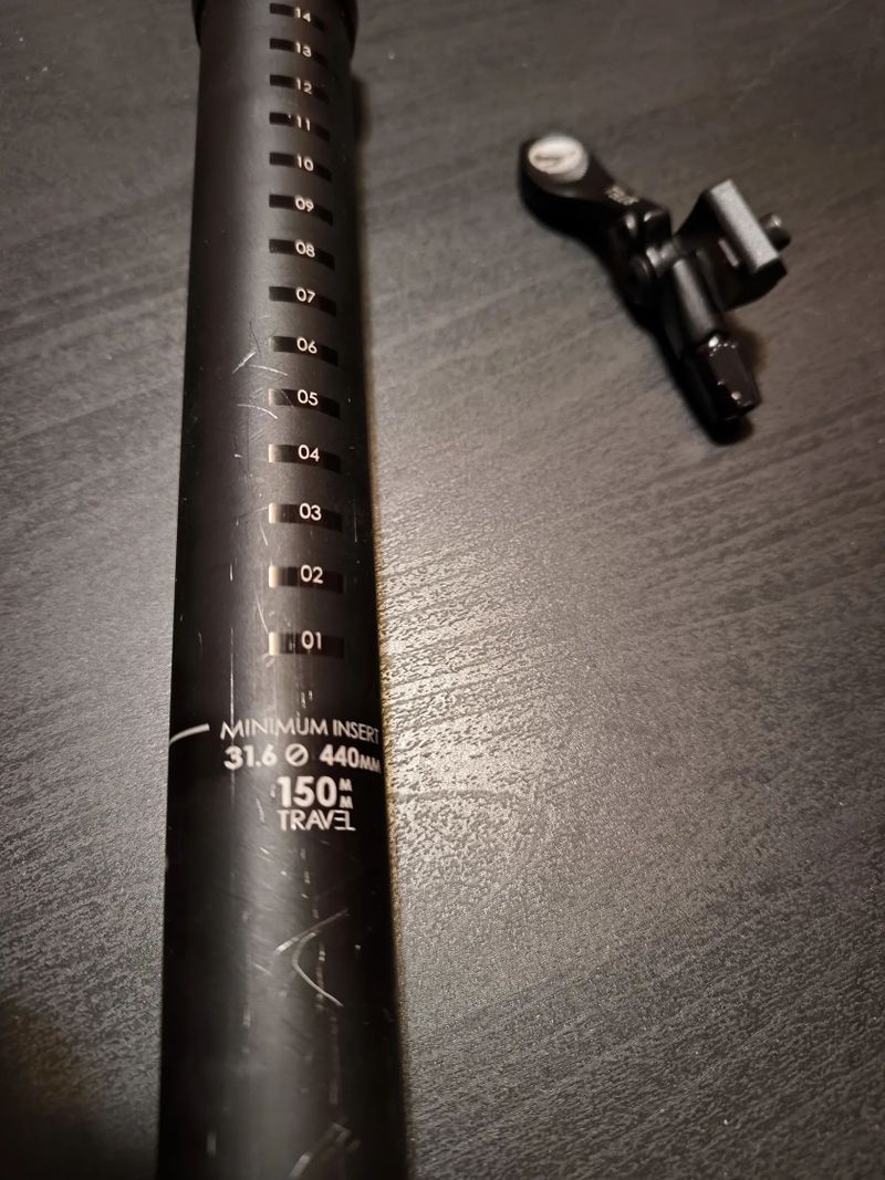 Teleskopická sedlovka SDG Tellis 31.6mm, 150mm zdvih