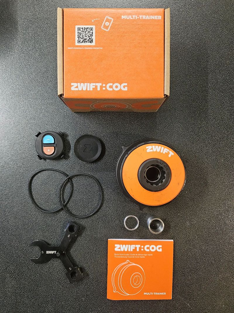 Zwift cog + click