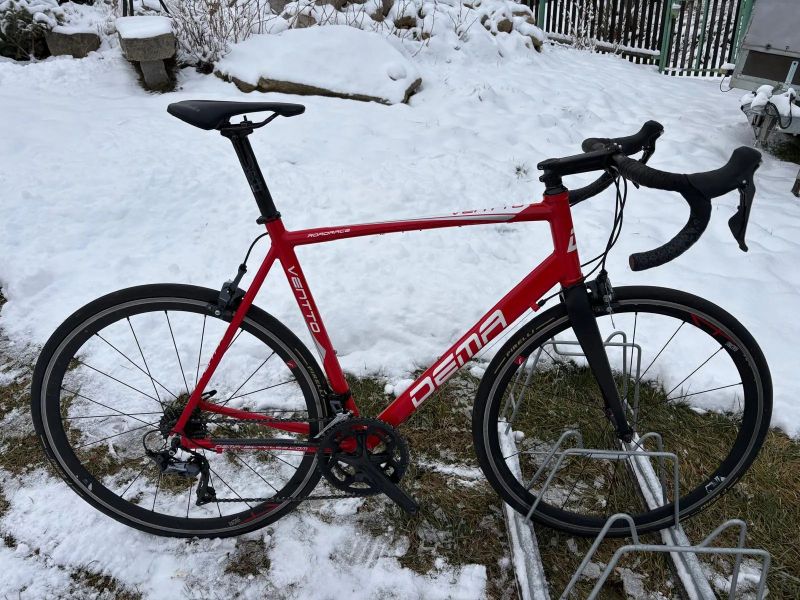 Stavba - Dema rám alu - karbonová vidlice