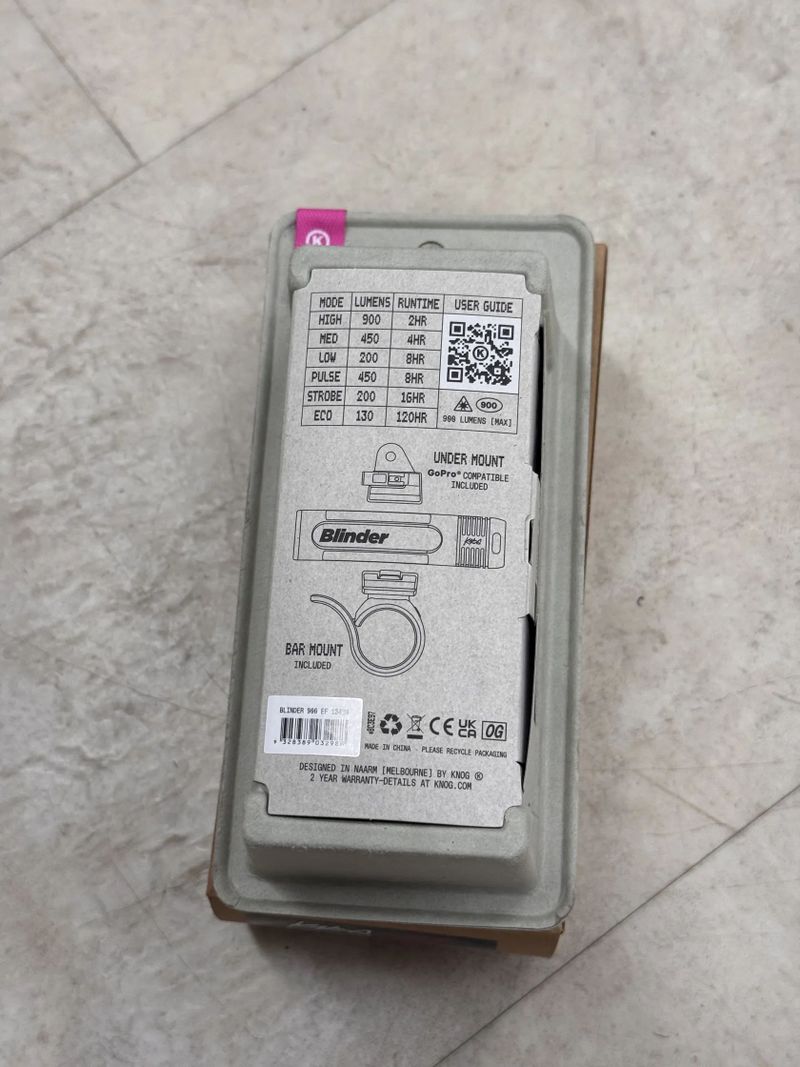 Přední světlo KNOG Blinder PRO 900 E.F. Limited