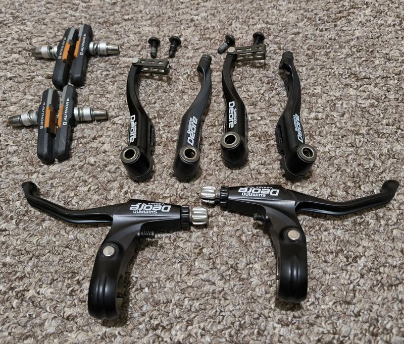 Shimano Deore V brzdy , páky 