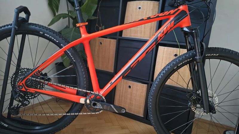 KTM Myroon Prestige Orange / vel.L / Eagle 1x12 / teleskop
