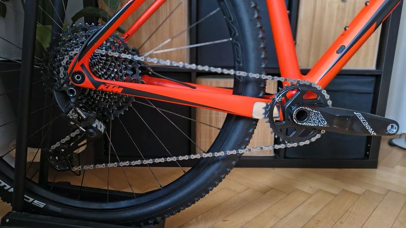 KTM Myroon Prestige Orange / vel.L / Eagle 1x12 / teleskop