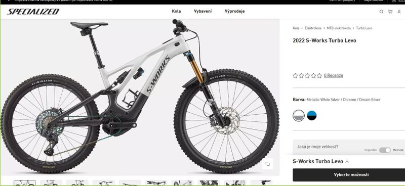 Specialized Turbo Levo S-Works G3 (2022), vel.S4