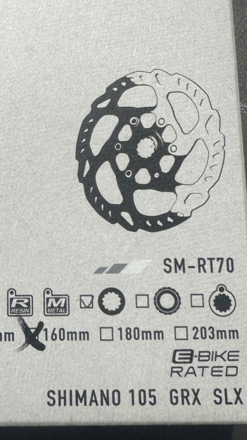 Brzdový kotouč Shimano SM-RT70 160 mm