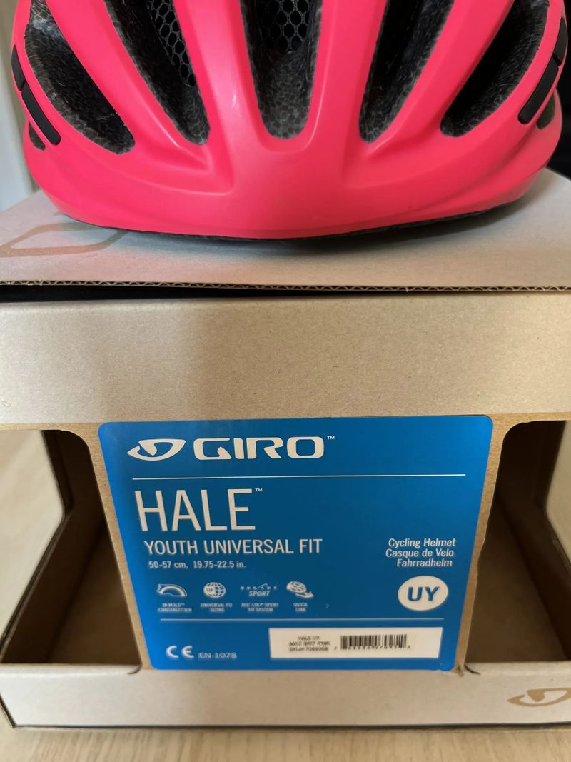 GIRO Hale Mat Bright Pink, Youth Universal Fit