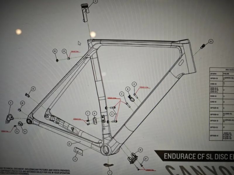 Canyon Endurace CF SL Disc 8.0 Di2 Wattmetr 4iiii r.v.2020