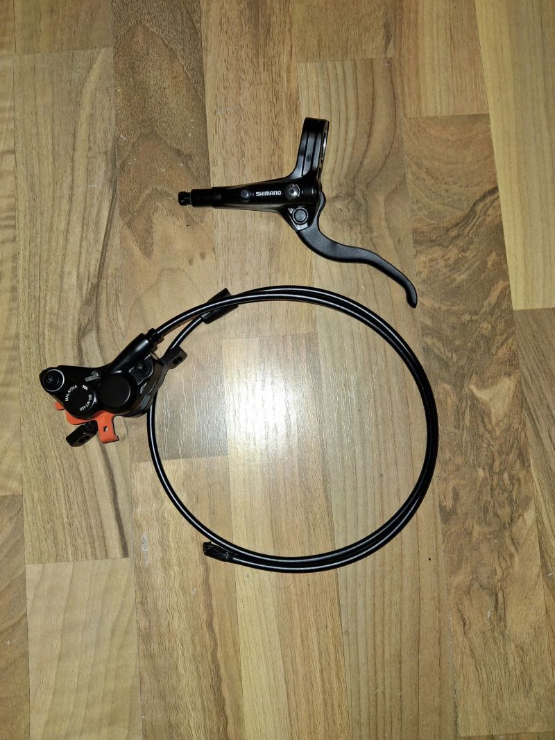 Nová přední brzda Shimano Mt420/401 - 4. pístky